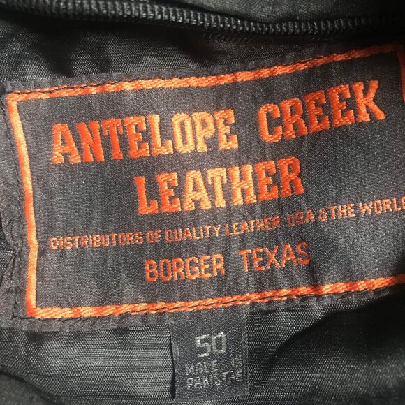Antelope Creek Leather Motorcycle Jacket – Size 50 – Rugged & Iconic-Heavy-Duty - Picture 6 of 10